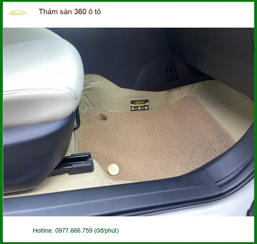 Anh Tấn lắp thảm sàn 360 ô tô cho Hyundai Accent ở Bình Chánh để xe luôn sạch đẹp ảnh thực tế 3
