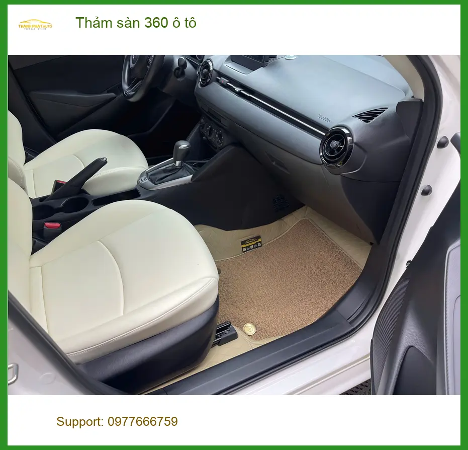 Anh Tấn lắp thảm sàn 360 ô tô cho Hyundai Accent ở Bình Chánh để xe luôn sạch đẹp ảnh thực tế 4