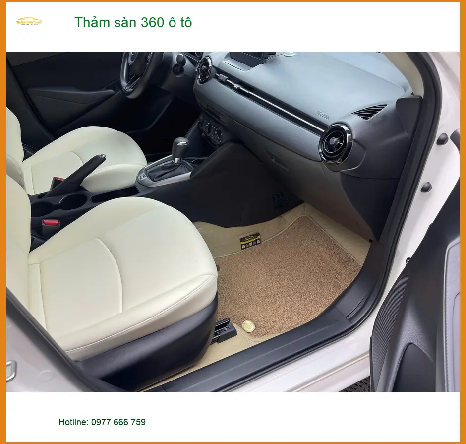 Chị Thảo My lắp thảm sàn 360 ô tô cho VinFast Lux SA tại Quận 2 ảnh thực tế 5