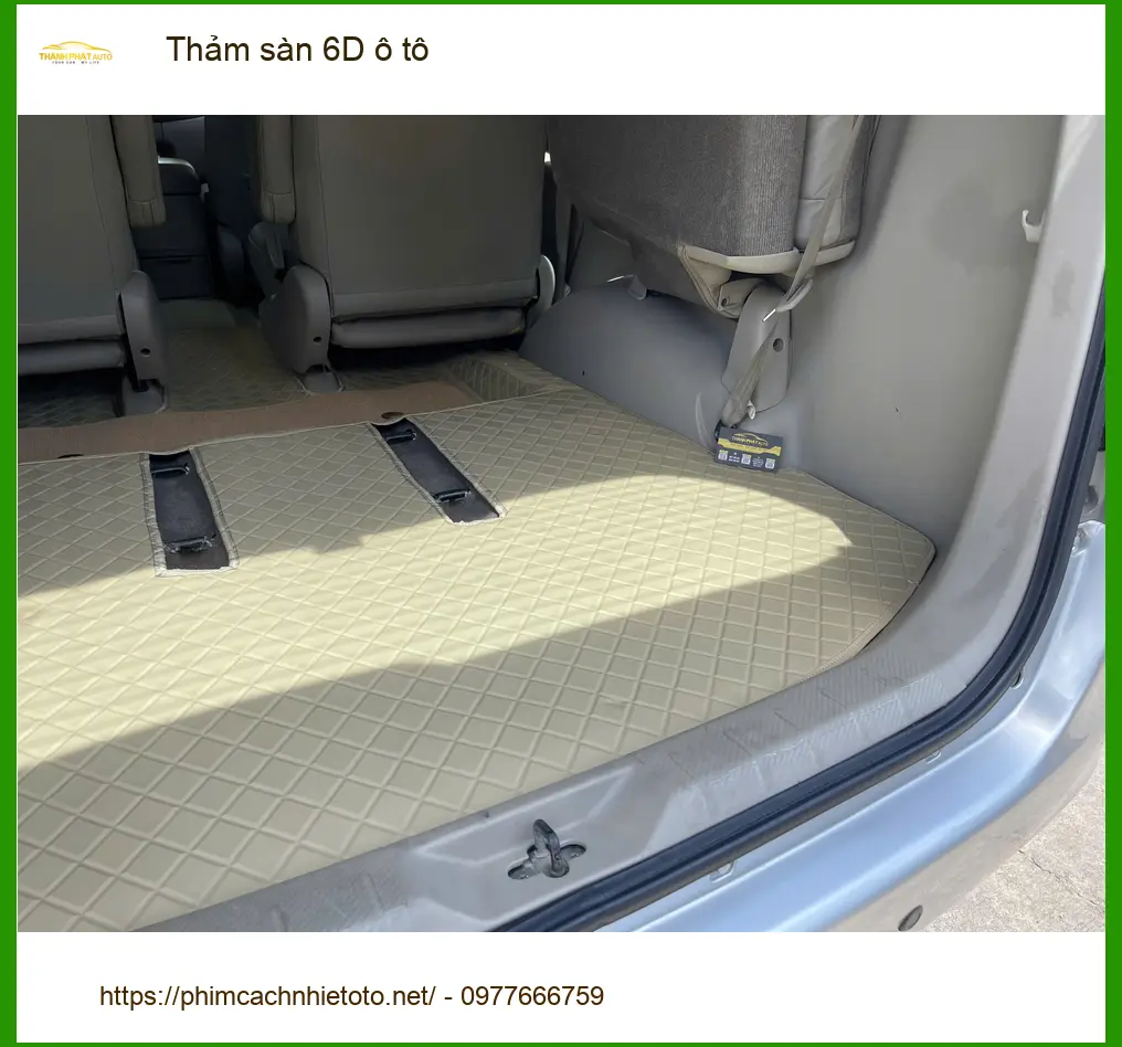 Anh Lâm lắp Thảm sàn 6D ô tô Kia K3 Quận 9 để nội thất sạch đẹp