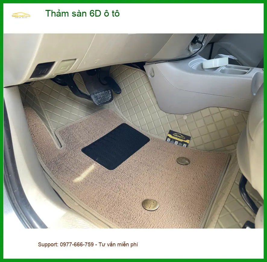 Anh Khang lắp thảm sàn 6D ô tô cho Hyundai Creta tại Quận 12 để nội thất luôn sạch đẹp