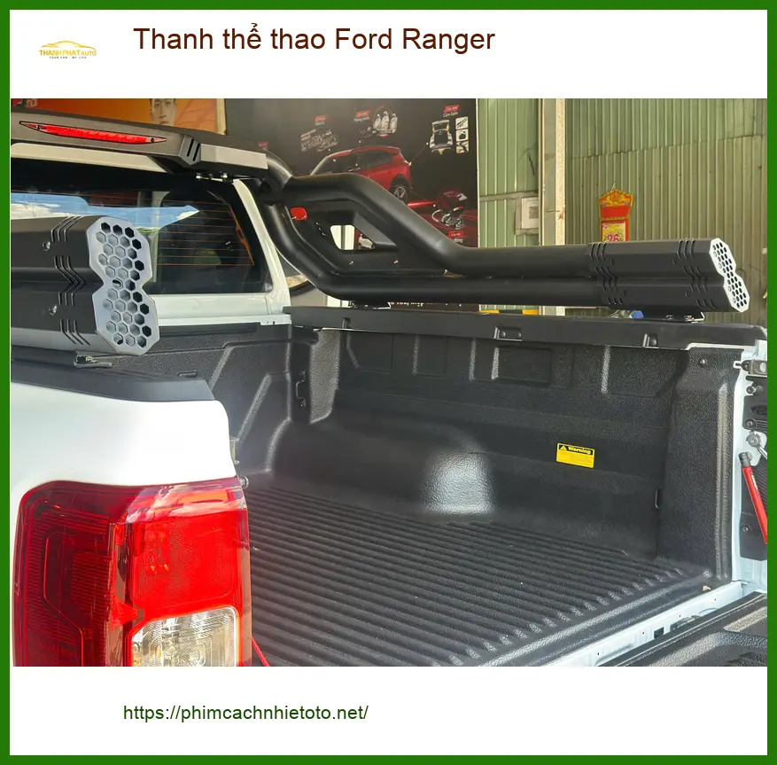 Anh Khải lắp thanh thể thao Ford Ranger tại Quận Bình Thạnh để xe thêm phong cách và tiện dụng ảnh thực tế 3
