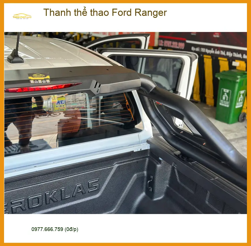 Anh Khải lắp thanh thể thao Ford Ranger tại Quận Bình Thạnh để xe thêm phong cách và tiện dụng ảnh thực tế 4