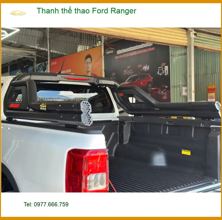 Anh Khang lắp thanh thể thao Ford Ranger tại Quận 9 để nâng tầm phong cách xe ảnh thực tế 4