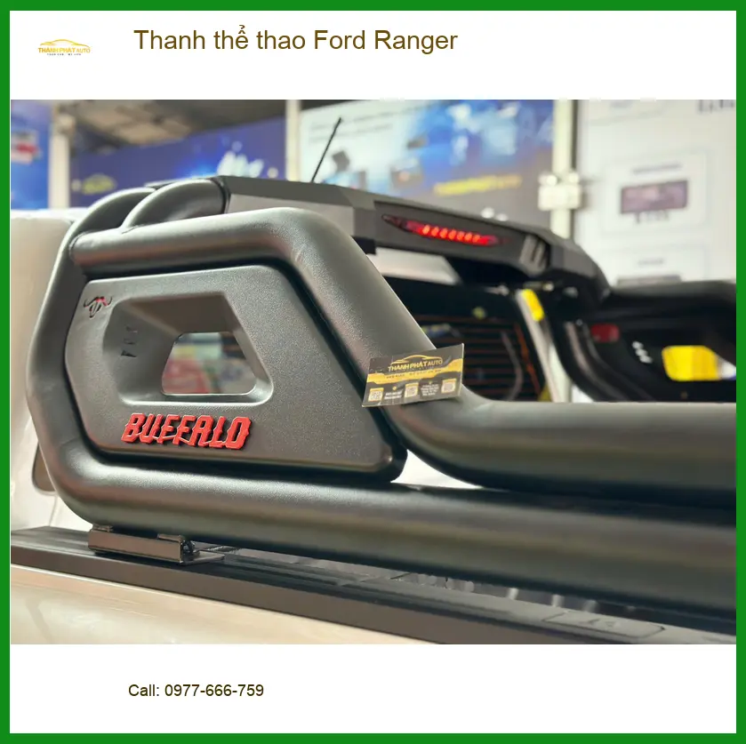 Anh Dũng lắp thanh thể thao Ford Ranger tại Hóc Môn cho vẻ ngoài thể thao
