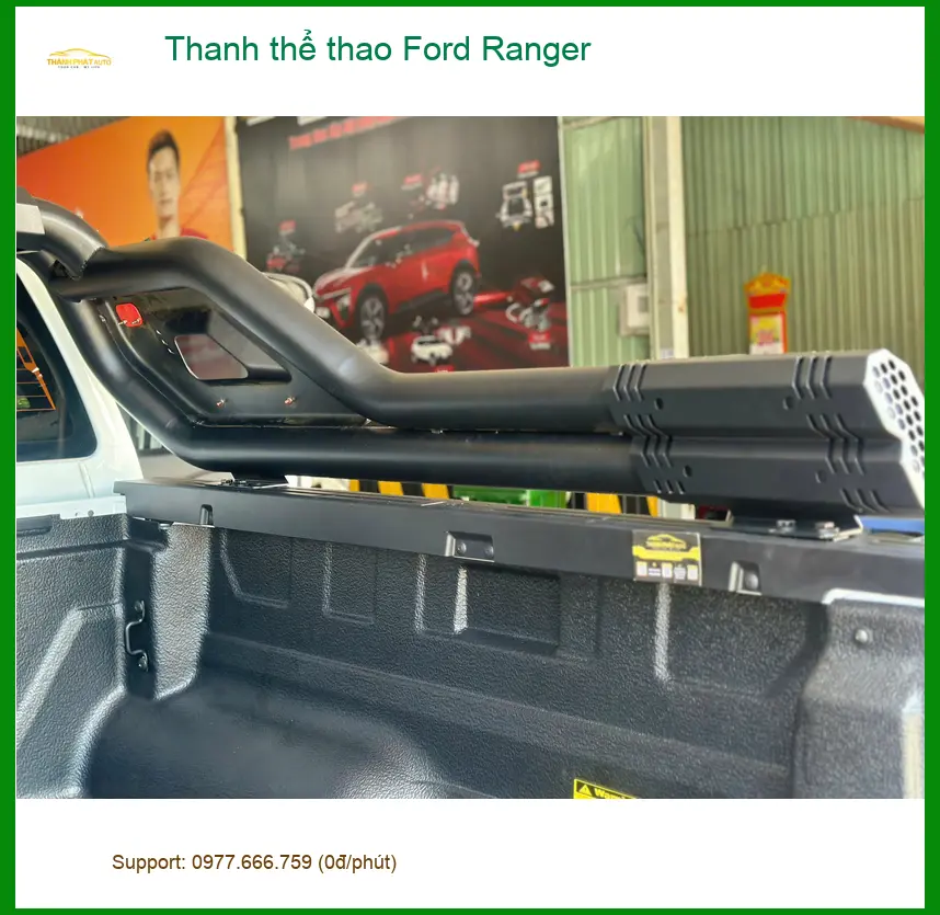 Anh Dũng lắp thanh thể thao Ford Ranger tại Hóc Môn cho vẻ ngoài thể thao ảnh thực tế 2