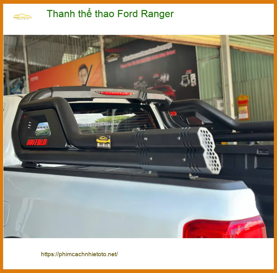 Anh Dũng lắp thanh thể thao Ford Ranger tại Hóc Môn cho vẻ ngoài thể thao ảnh thực tế 3