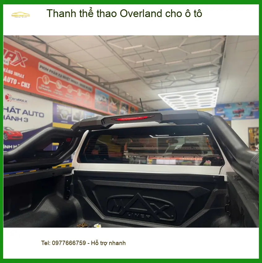 Anh Minh lắp Thanh thể thao Overland cho Ford Ranger tại Quận 12