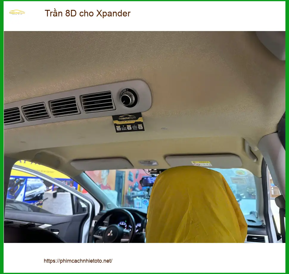 Anh Khải lắp Trần 8D cho Xpander tại Quận Gò Vấp để không gian xe thoáng đãng hơn ảnh thực tế 3