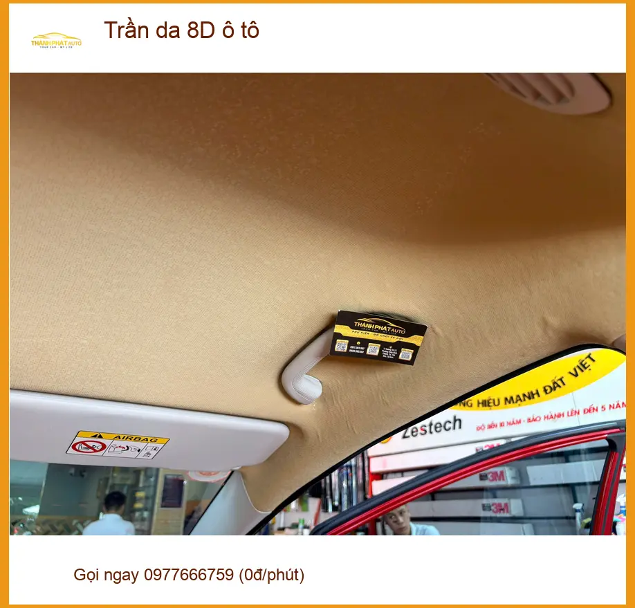 Anh Quang bọc trần da 8D ô tô Honda CRV tại Quận Tân Bình