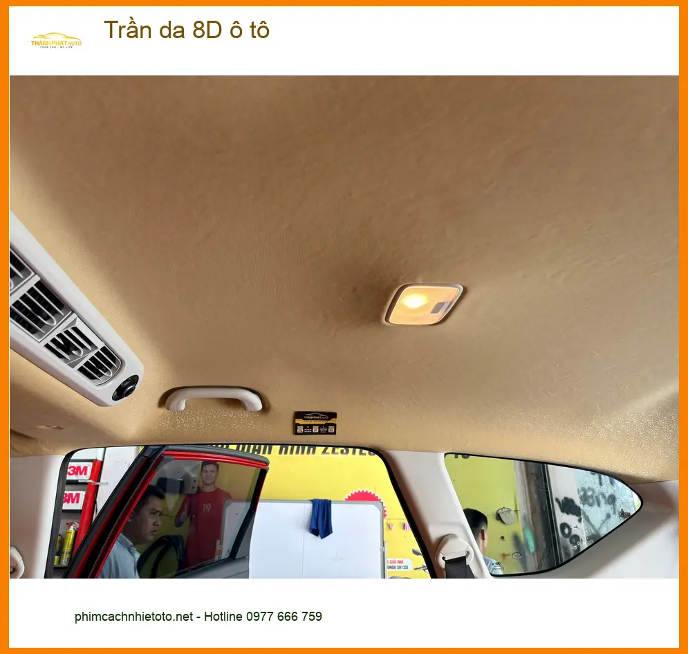 Anh Quang bọc trần da 8D ô tô Honda CRV tại Quận Tân Bình ảnh thực tế 2