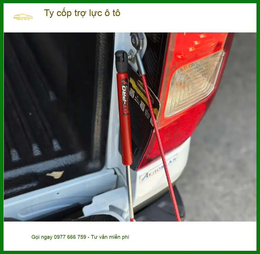 Địa chỉ lắp ty cốp trợ lực ô tô uy tín tại Quận 5 cho Hyundai Santa Fe ảnh thực tế 5