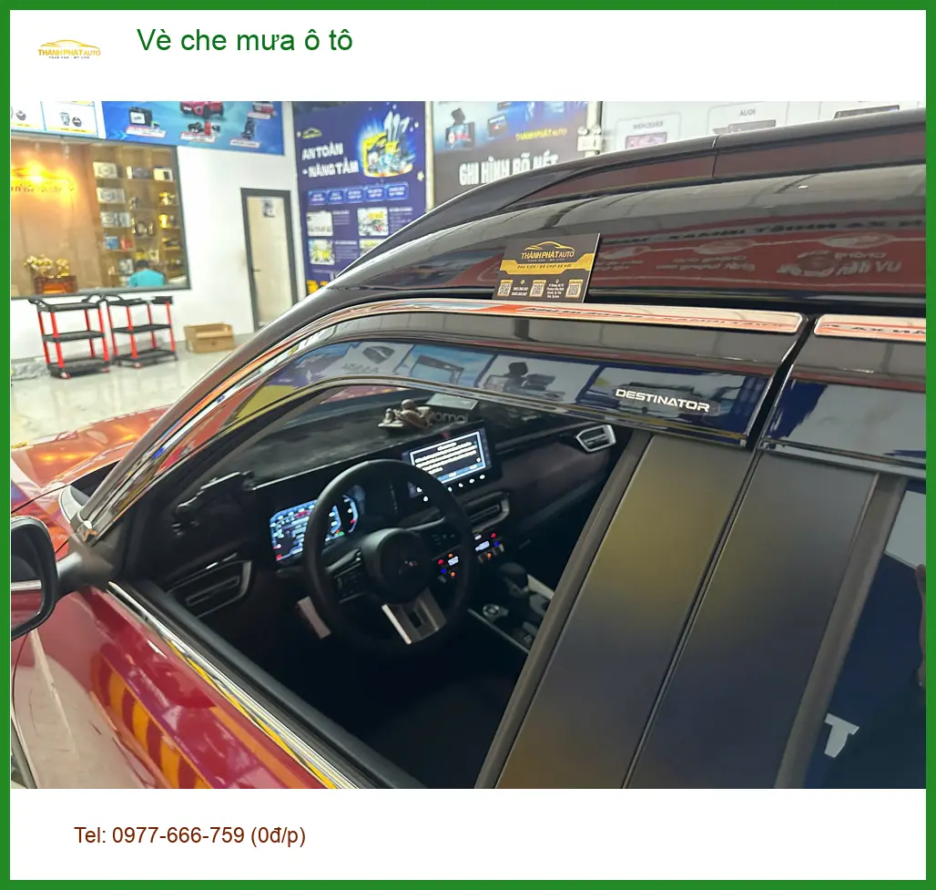 Anh Minh lắp vè che mưa ô tô cho Hyundai Creta tại Quận 8 tránh nước hắt vào ảnh thực tế 3