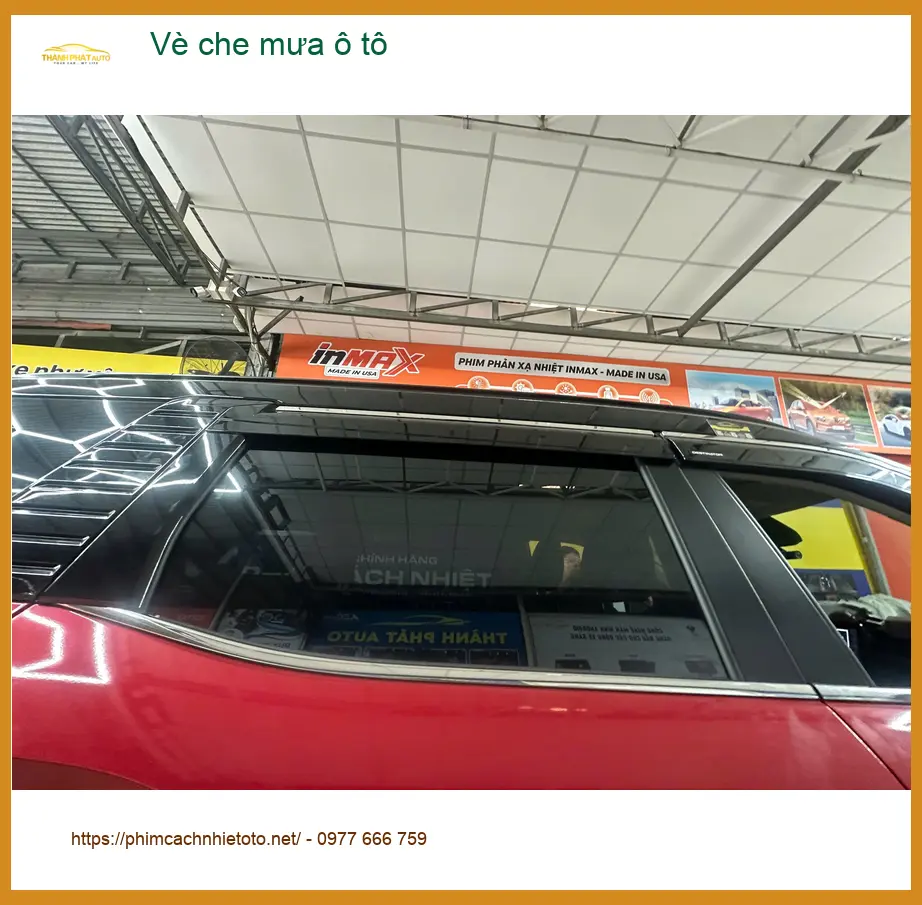 Anh Minh lắp vè che mưa ô tô cho Hyundai Creta tại Quận 8 tránh nước hắt vào ảnh thực tế 4