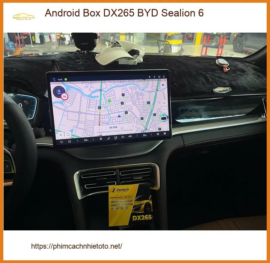 Chú Minh lắp Android Box DX265 BYD Sealion 6 tại Quận 9 để lái xe tiện nghi hơn ảnh thực tế 3