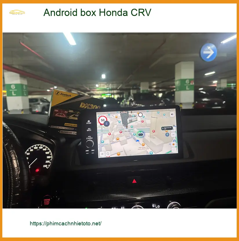 Anh Trung lắp Android Box cho Honda CRV tại Quận 12 để xe thông minh hơn