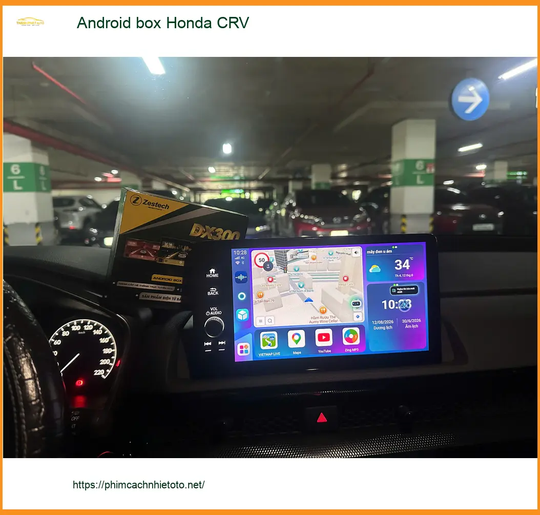 Anh Trung lắp Android Box cho Honda CRV tại Quận 12 để xe thông minh hơn ảnh thực tế 3