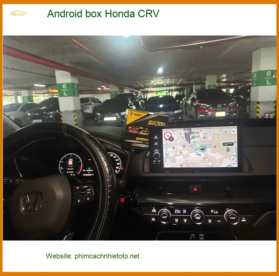 Anh Trung lắp Android Box cho Honda CRV tại Quận 12 để xe thông minh hơn ảnh thực tế 4