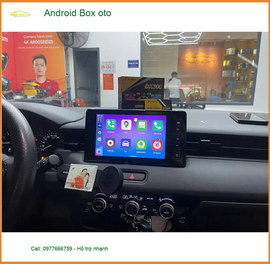 Anh Hưng lắp Android Box oto cho Kia K3 tại Quận 12 để nâng cấp tiện ích
