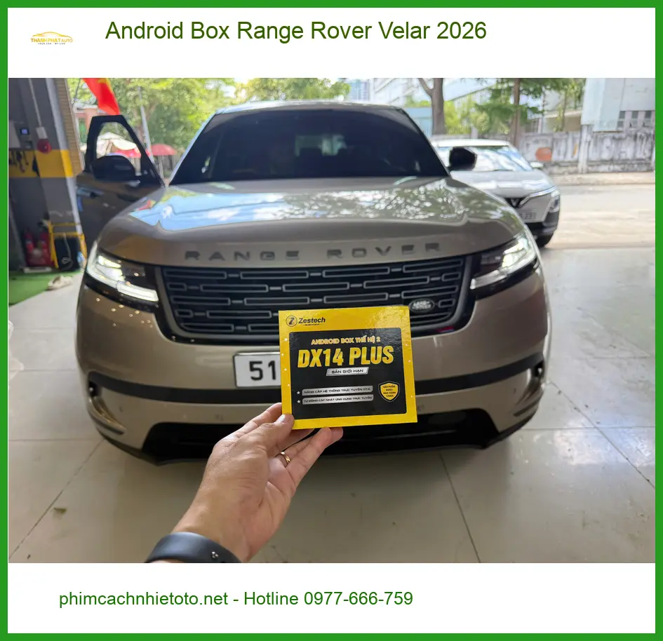 Anh Thanh lắp Android Box cho Range Rover Velar 2026 tại Quận 9 với giá tốt ảnh thực tế 3