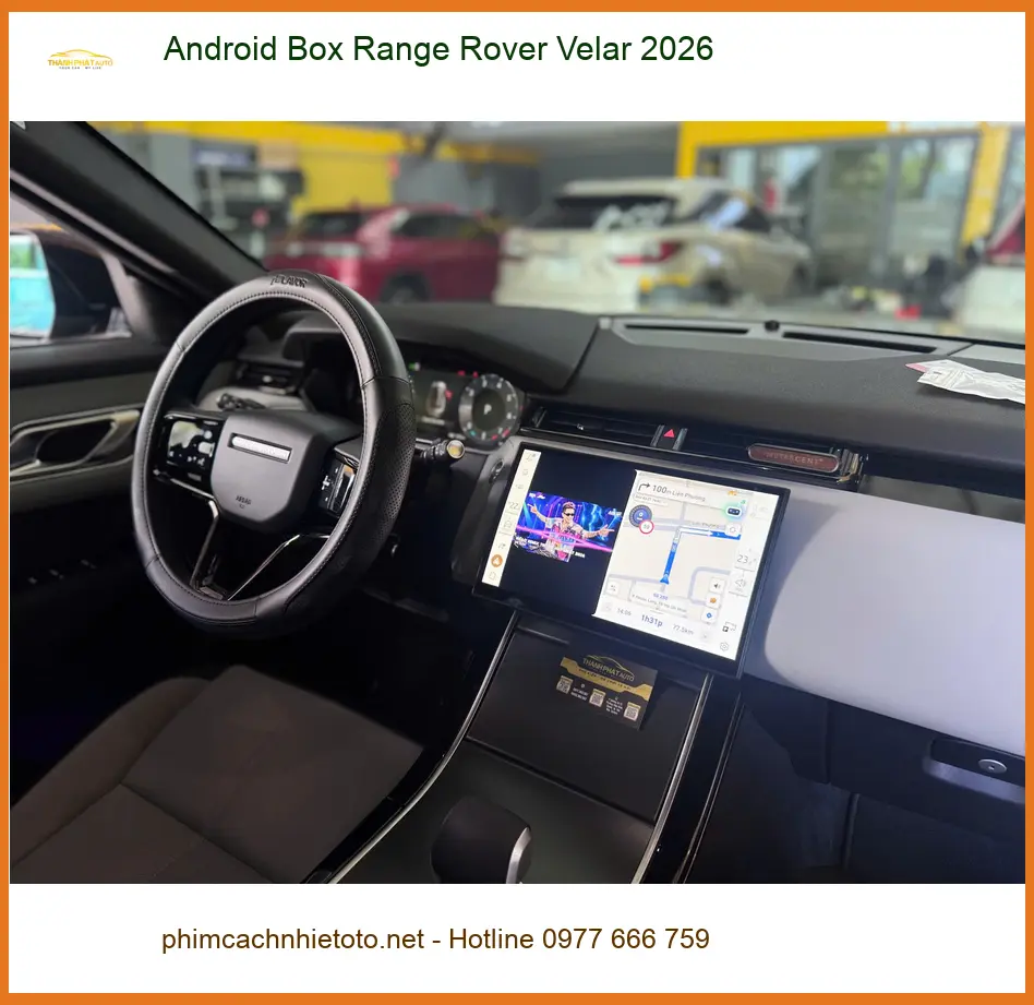 Anh Thanh lắp Android Box cho Range Rover Velar 2026 tại Quận 9 với giá tốt ảnh thực tế 4