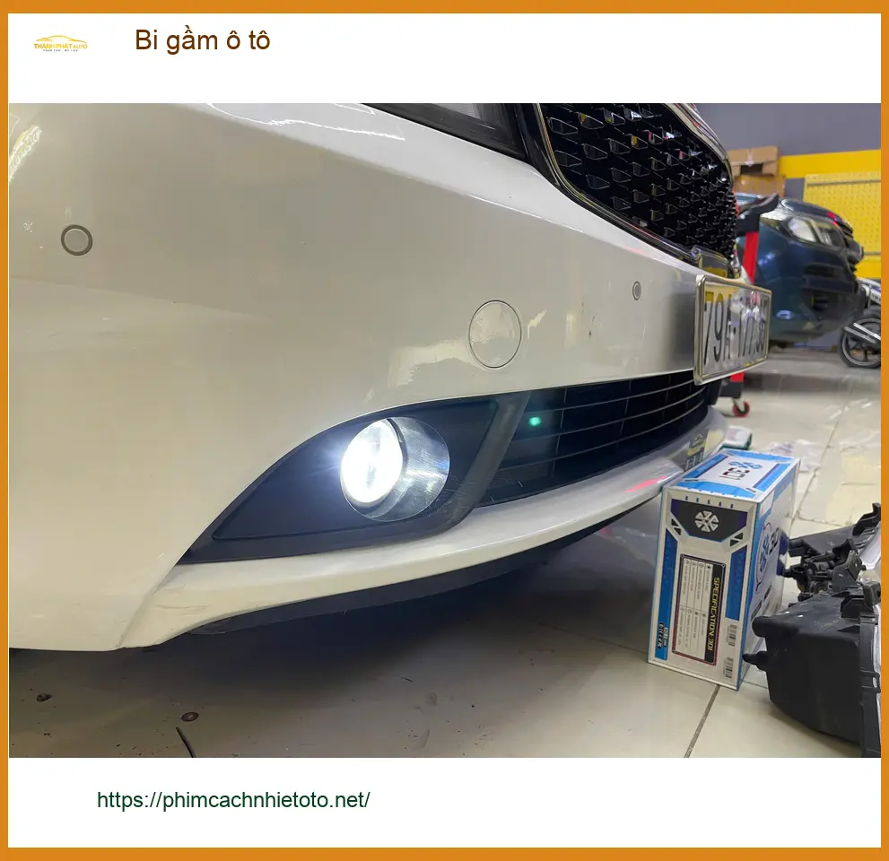 Anh Quân độ bi gầm ô tô Hyundai Creta tại Quận 9 để cải thiện tầm nhìn khi lái đêm ảnh thực tế 4