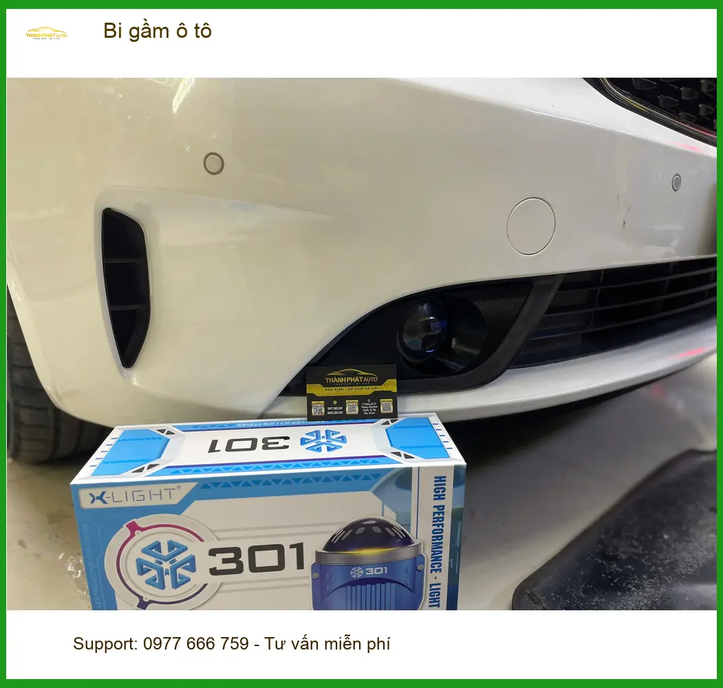 Anh Quân độ bi gầm ô tô Hyundai Creta tại Quận 9 để cải thiện tầm nhìn khi lái đêm ảnh thực tế 5