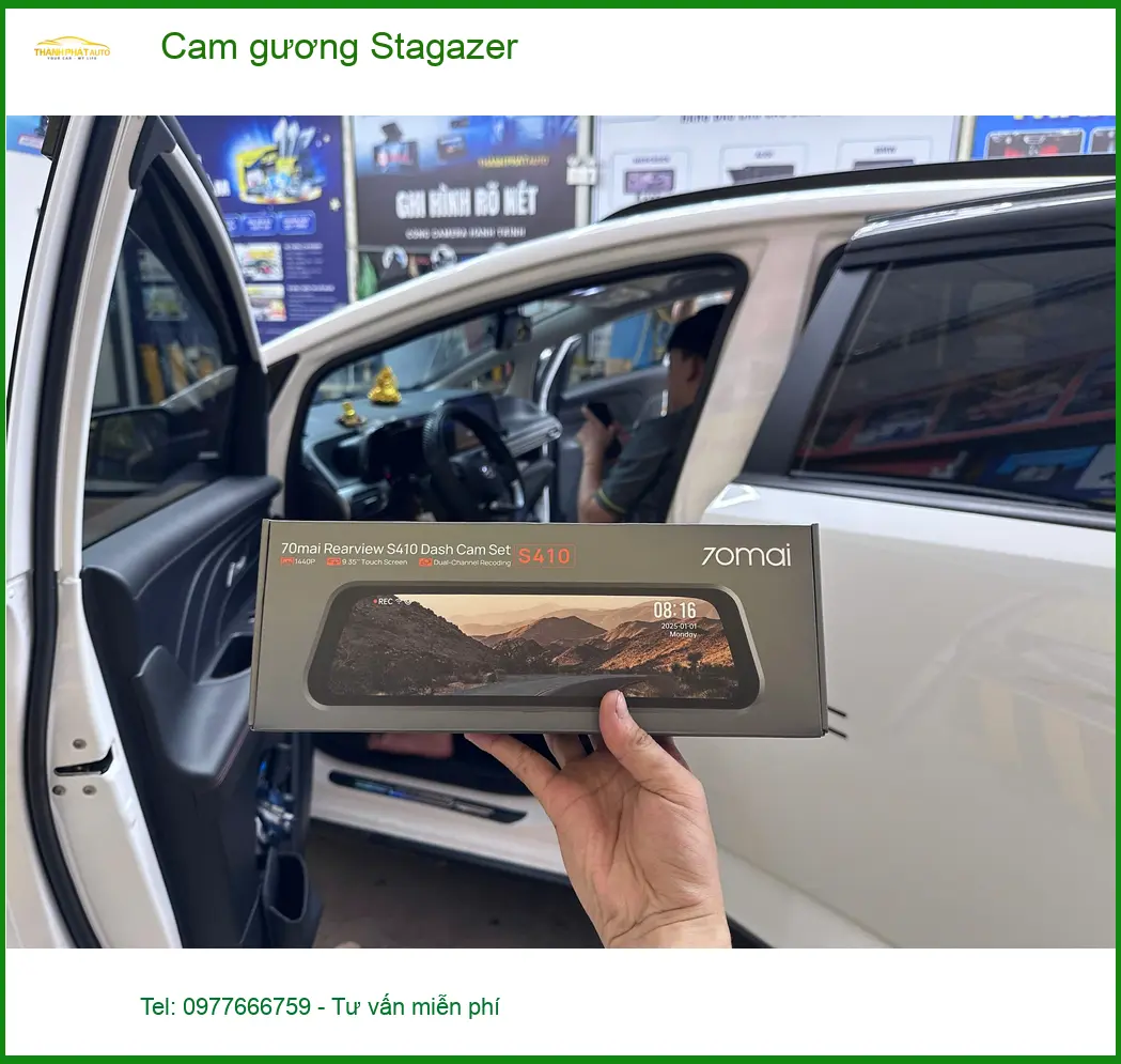 Anh Tùng lắp cam gương Hyundai Stargazer tại Quận 12 để an toàn hơn khi lùi xe ảnh thực tế 2