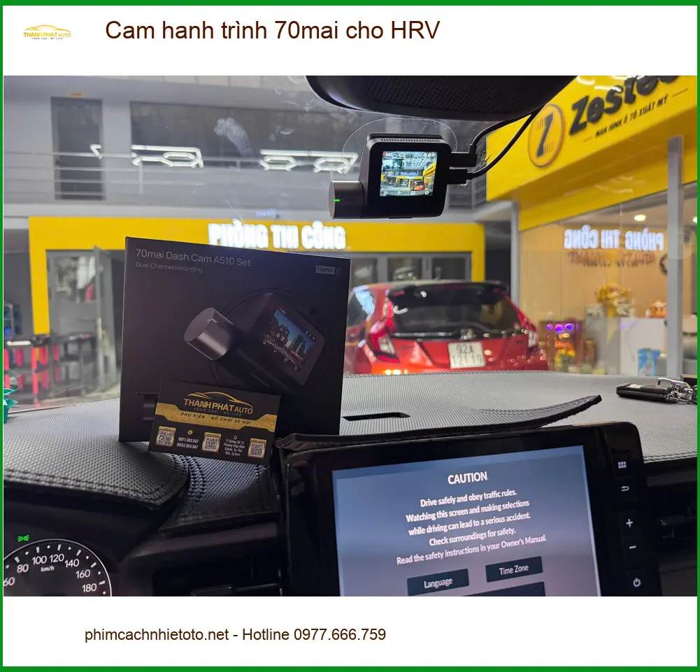 Anh Minh lắp cam hành trình 70mai cho HRV ở Quận 9 để bảo vệ tài sản ảnh thực tế 2