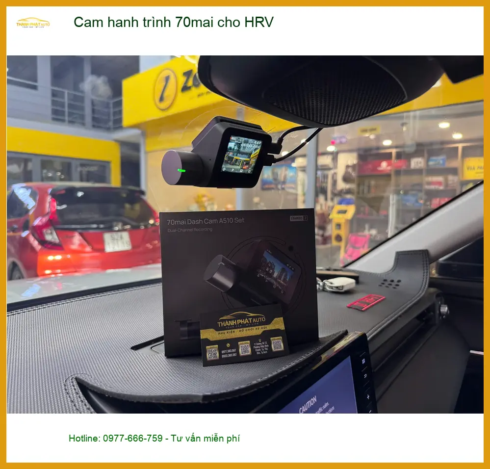 Anh Minh lắp cam hành trình 70mai cho HRV ở Quận 9 để bảo vệ tài sản ảnh thực tế 4