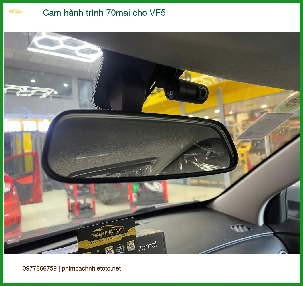 Anh Dũng lắp cam hành trình 70mai cho VF5 tại Quận 9 để an toàn hơn ảnh thực tế 4