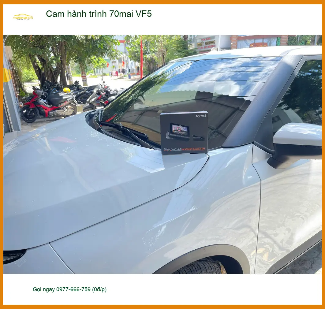 Anh Vĩ lắp Cam hành trình 70mai VF5 cho Toyota Vios tại Quận 9