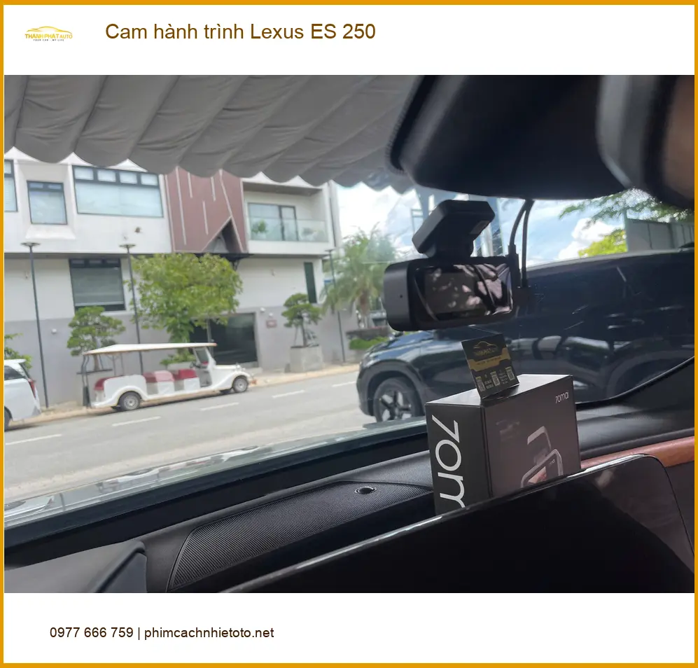 Anh Quang Vinh lắp cam hành trình Lexus ES 250 tại Quận 9 để an tâm mỗi chuyến đi ảnh thực tế 3