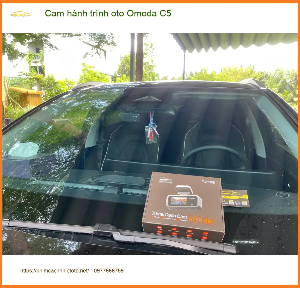 Chị Mai lắp cam hành trình ô tô Omoda C5 ở Quận 9 để an tâm trên mọi cung đường ảnh thực tế 3