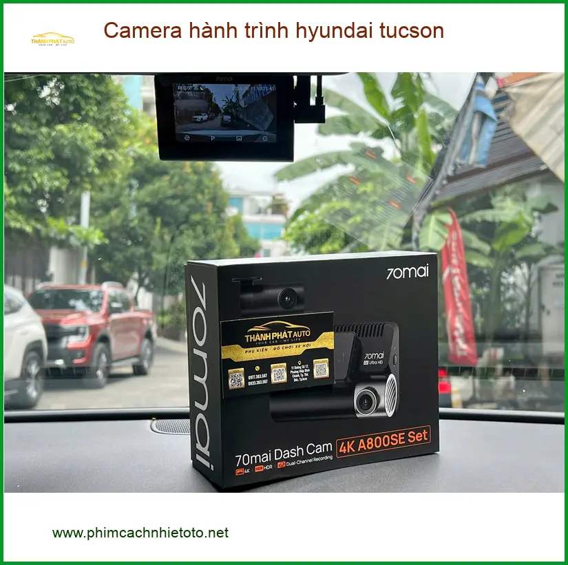 Anh Lâm lắp camera hành trình Hyundai Tucson tại Quận 9 để đảm bảo an toàn giao thông