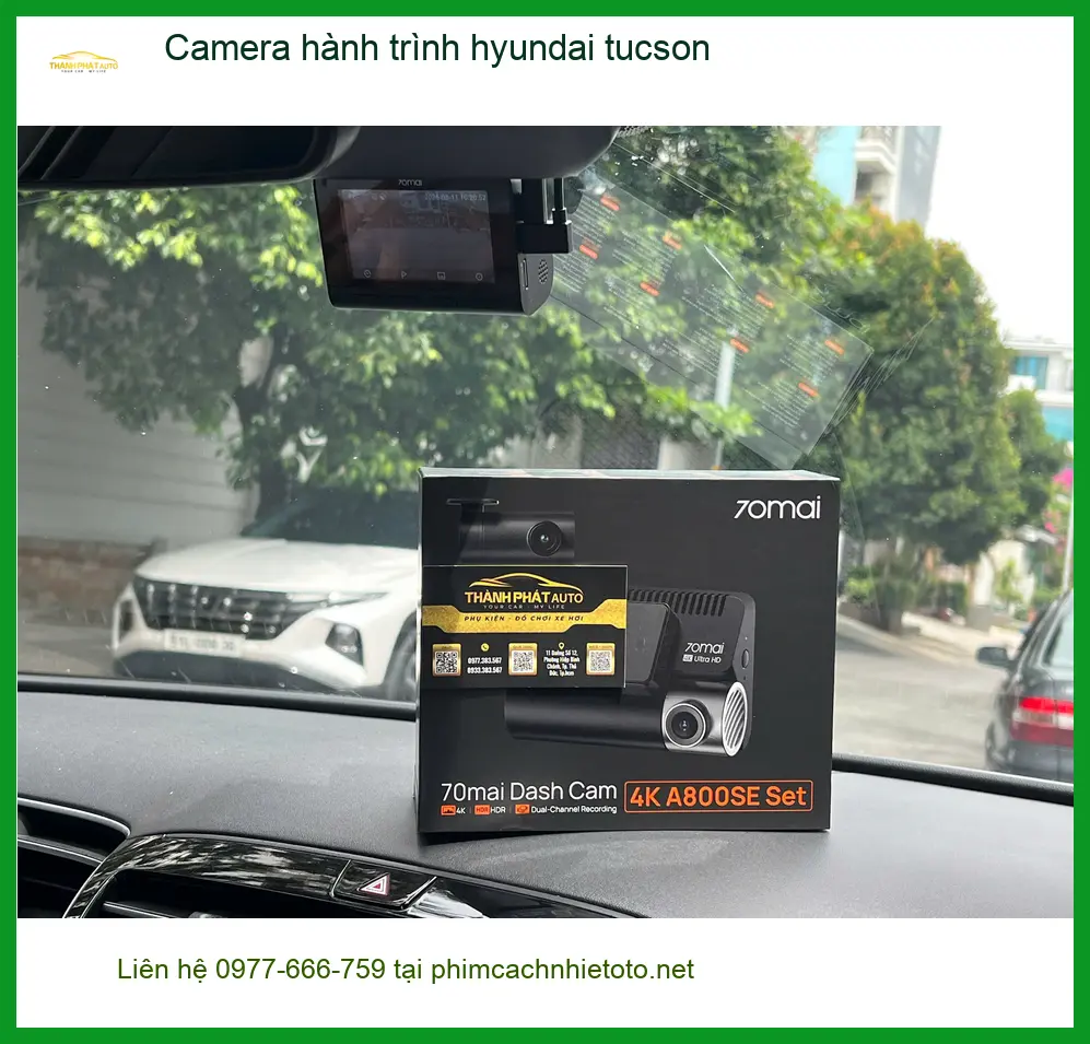 Anh Lâm lắp camera hành trình Hyundai Tucson tại Quận 9 để đảm bảo an toàn giao thông ảnh thực tế 2