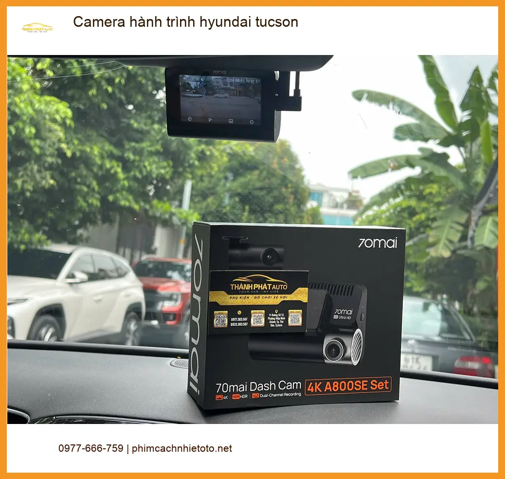 Anh Lâm lắp camera hành trình Hyundai Tucson tại Quận 9 để đảm bảo an toàn giao thông ảnh thực tế 3