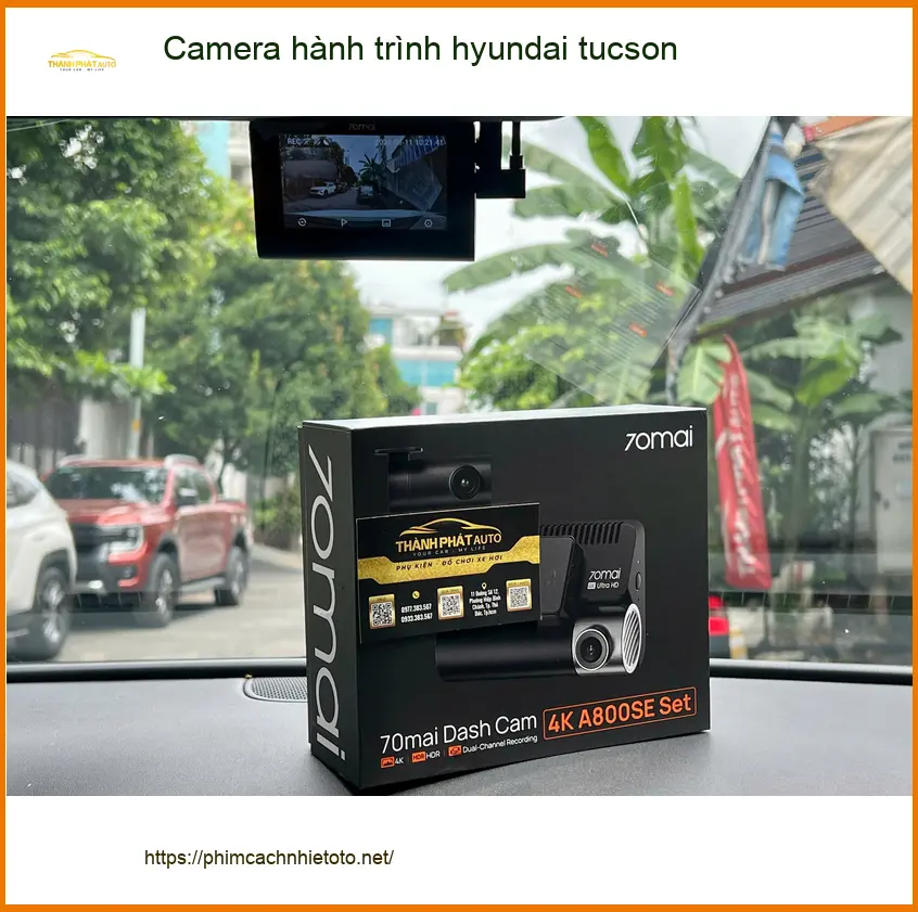 Chị Thảo lắp Camera hành trình Hyundai Tucson tại Quận Thủ Đức sau vụ va chạm nhỏ