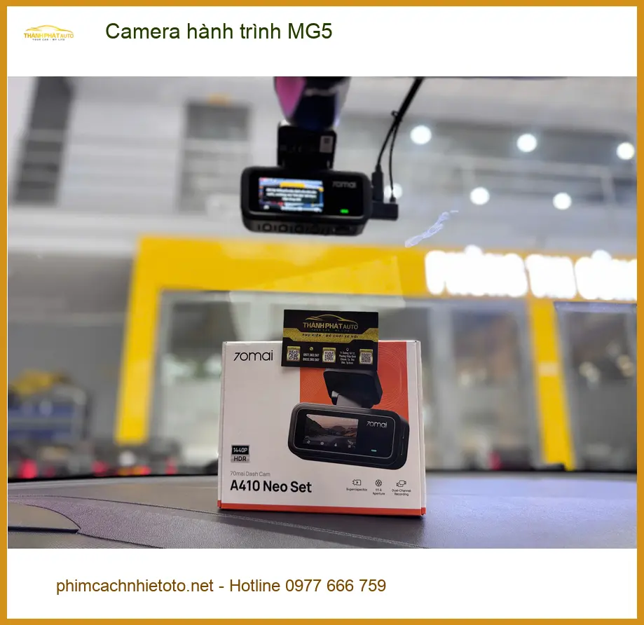 Chị Mai Anh lắp camera hành trình MG5 tại Quận 9 để an tâm lái xe trên đường ảnh thực tế 3