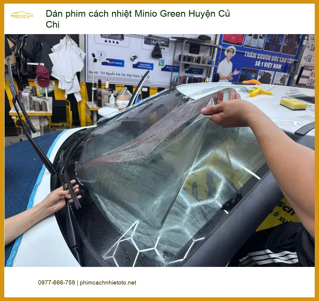 Trung Tâm Dán Phim Cách Nhiệt Minio Green Ô Tô Huyện Củ Chi - Lắp Đặt Uy Tín TPHCM ảnh thực tế 2