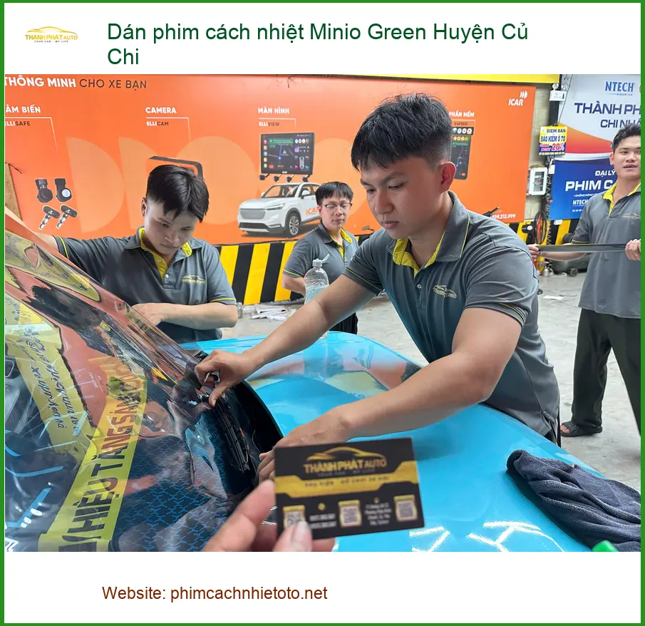 Trung Tâm Dán Phim Cách Nhiệt Minio Green Ô Tô Huyện Củ Chi - Lắp Đặt Uy Tín TPHCM ảnh thực tế 3