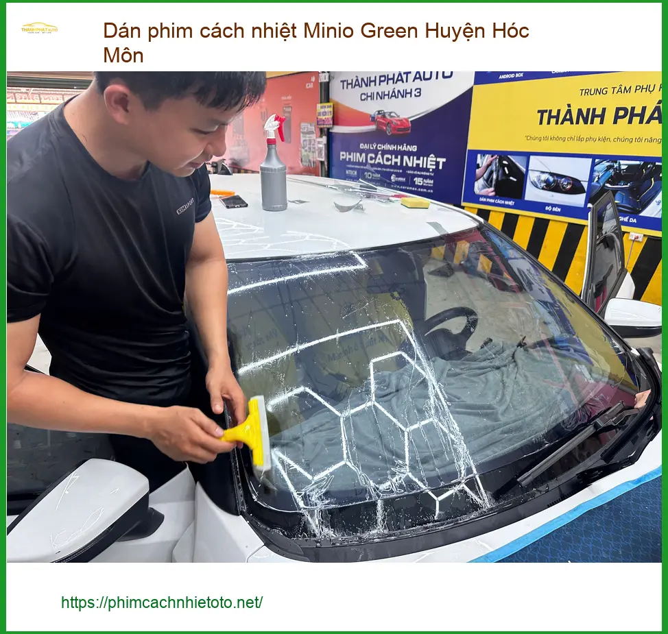 Nơi Dán Phim Cách Nhiệt Ô Tô phim cách nhiệt Minio Green Huyện Hóc Môn - Giá Tốt ảnh thực tế 2