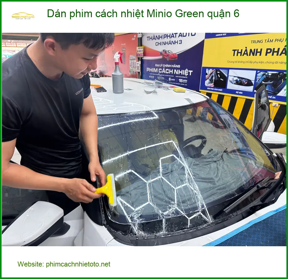Nơi Dán Phim Cách Nhiệt Ô Tô phim cách nhiệt Minio Green quận 6 - Giá Tốt TPHCM ảnh thực tế 2