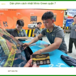 Trung Tâm Dán Phim Cách Nhiệt Ô Tô phim cách nhiệt Minio Green quận 7 - Thi Công Chuyên Nghiệp