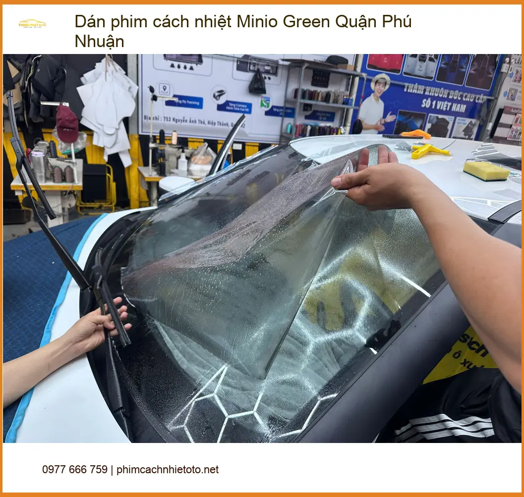 Địa Chỉ Dán Phim Cách Nhiệt Ô Tô Minio Green Quận Phú Nhuận - Giá Tốt TPHCM ảnh thực tế 2