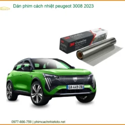 Dán phim cách nhiệt Peugeot 3008 2023 - Trung Tâm Thi Công Chính Hãng TPHCM