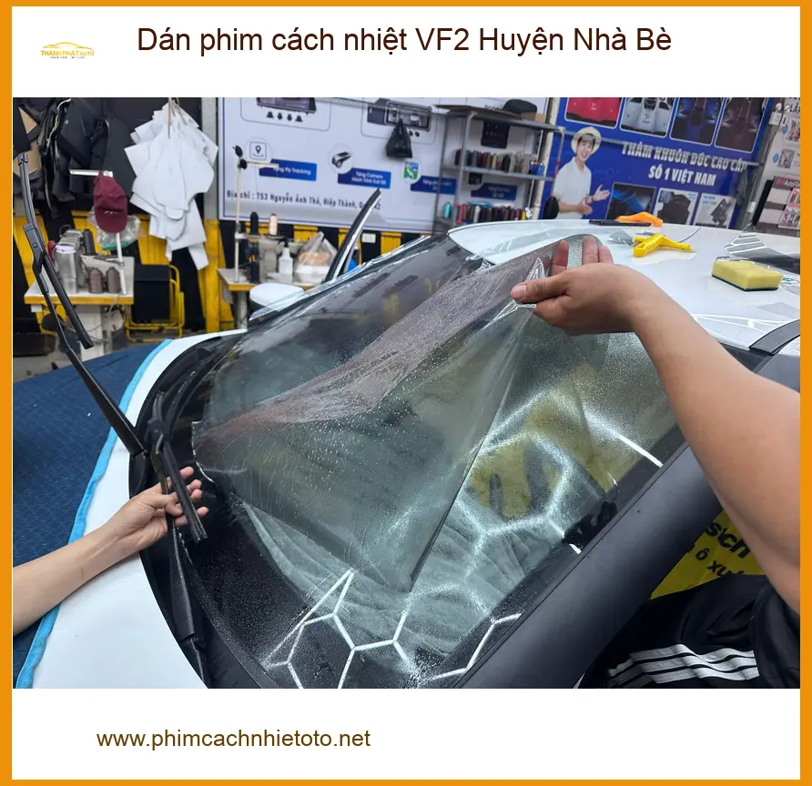 Nơi Dán Phim Cách Nhiệt Ô Tô phim cách nhiệt VF2 Huyện Nhà Bè - Giá Tốt TPHCM ảnh thực tế 2