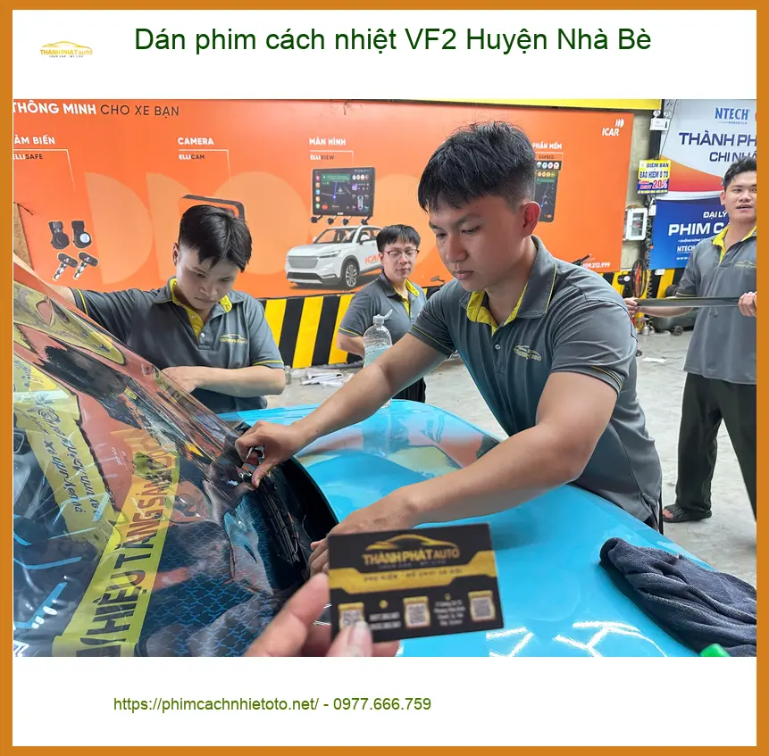 Nơi Dán Phim Cách Nhiệt Ô Tô phim cách nhiệt VF2 Huyện Nhà Bè - Giá Tốt TPHCM ảnh thực tế 3
