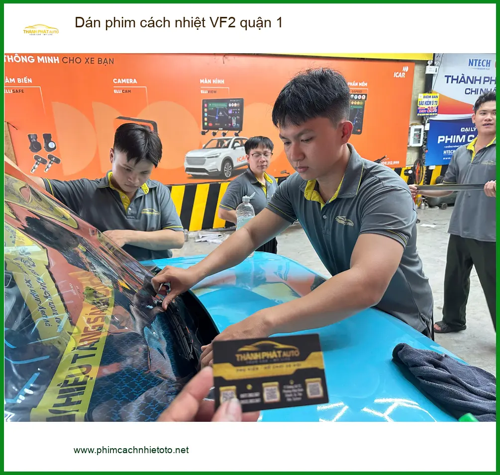 Nơi Dán Phim Cách Nhiệt Ô Tô phim cách nhiệt VF2 quận 1 - Giá Tốt TPHCM ảnh thực tế 2