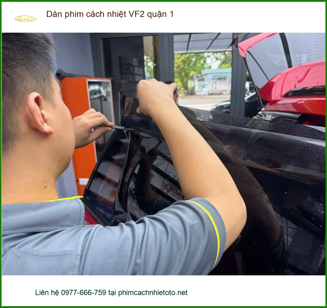 Nơi Dán Phim Cách Nhiệt Ô Tô phim cách nhiệt VF2 quận 1 - Giá Tốt TPHCM ảnh thực tế 3